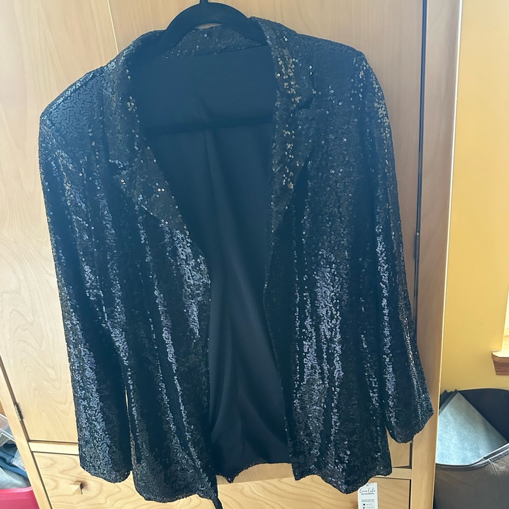 Cupshe small sequin blazer